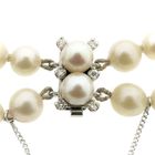 Image 6 of Pearl bracelet with white gold clasp and 0.18 ct. diamond | 20.5 cm
