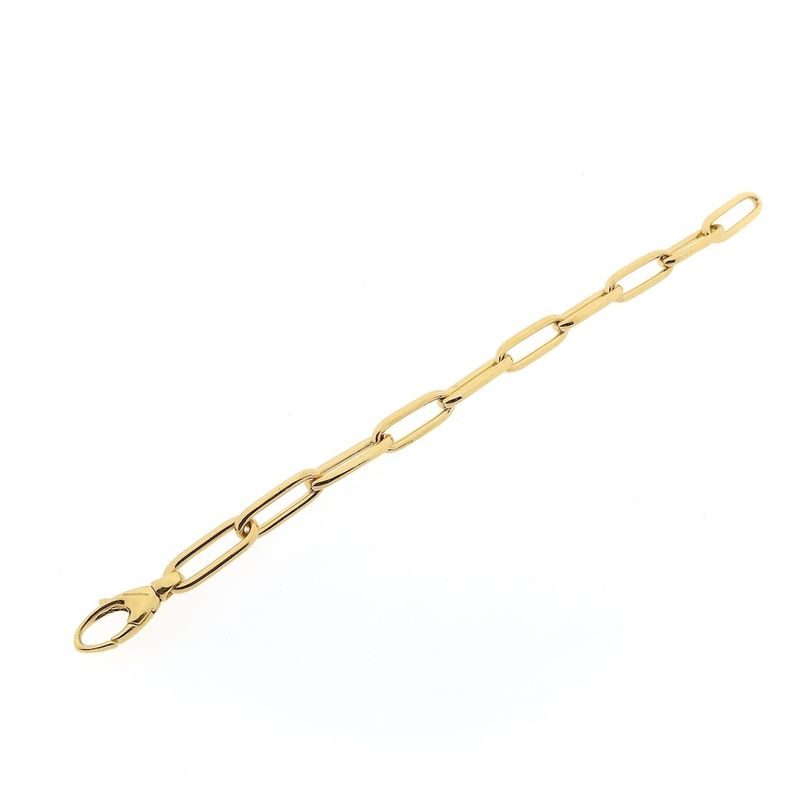 Image 8 of Sheep/Lemon gold anchor link bracelet