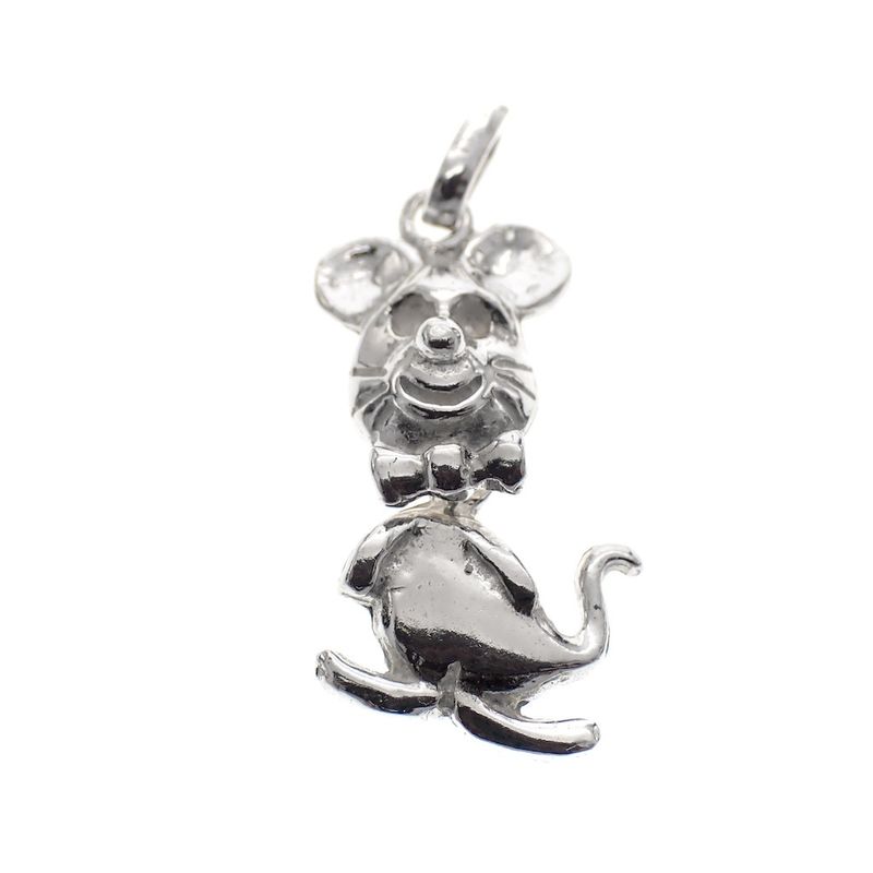 Image 1 of Silver pendant; Rabbit