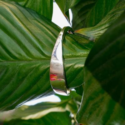 Silver clamp bracelet; Vintage | Ø 53 mm Image 2 of Silver clamp bracelet; Vintage | Ø 53 mm
