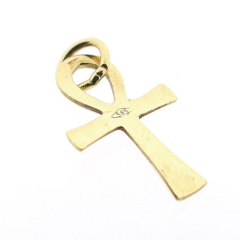 Image 4 of Golden Egyptian Ankh pendant