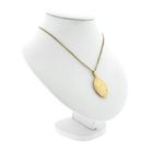 Image 7 of Vintage gold locket pendant; Floral design