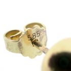 Image 7 of Gold stud earrings with round button