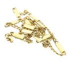Image 8 of Gold gourmet link chain with closed bars