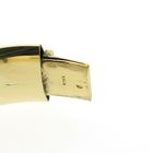 Image 4 of Gold wide slave bracelet; Size M