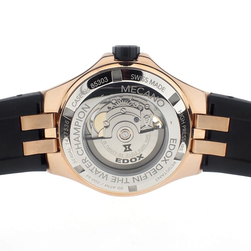 Image 6 of Edox Delfin Mecano 'Skeleton'; Automatic men's watch