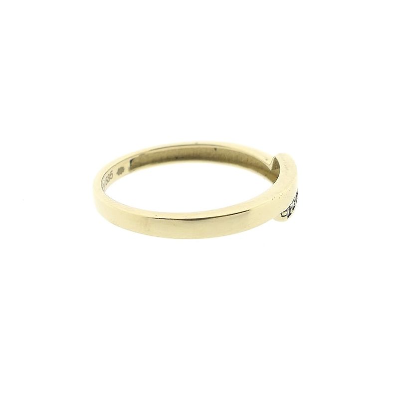 Image 4 of Vintage gold ring with zirconia