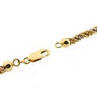 Afbeelding 5 van Bicolor gouden gedraaide schakelketting