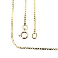 Golden Venetian link chain.