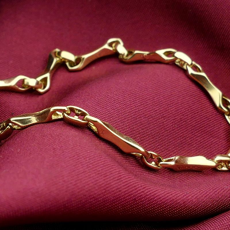 Image 2 of Gold fantasy link bracelet