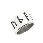 Image 1 of Wide silver ring with runic script; Bombarie