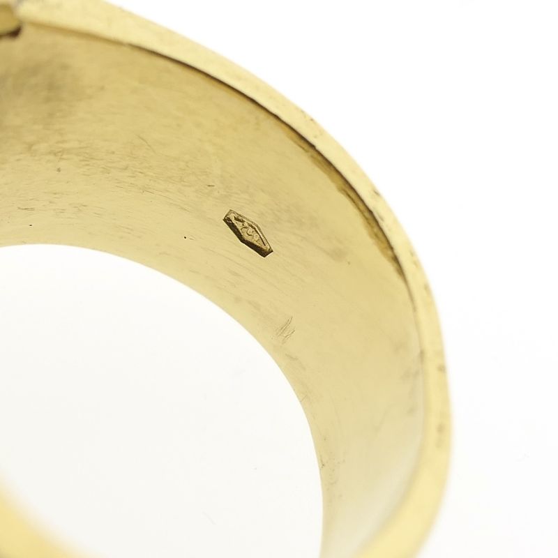 Image 8 of 18-karat gold cocktail ring with 0.59 ct diamond