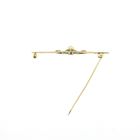 Image 4 of Vintage gold brooch with garnet