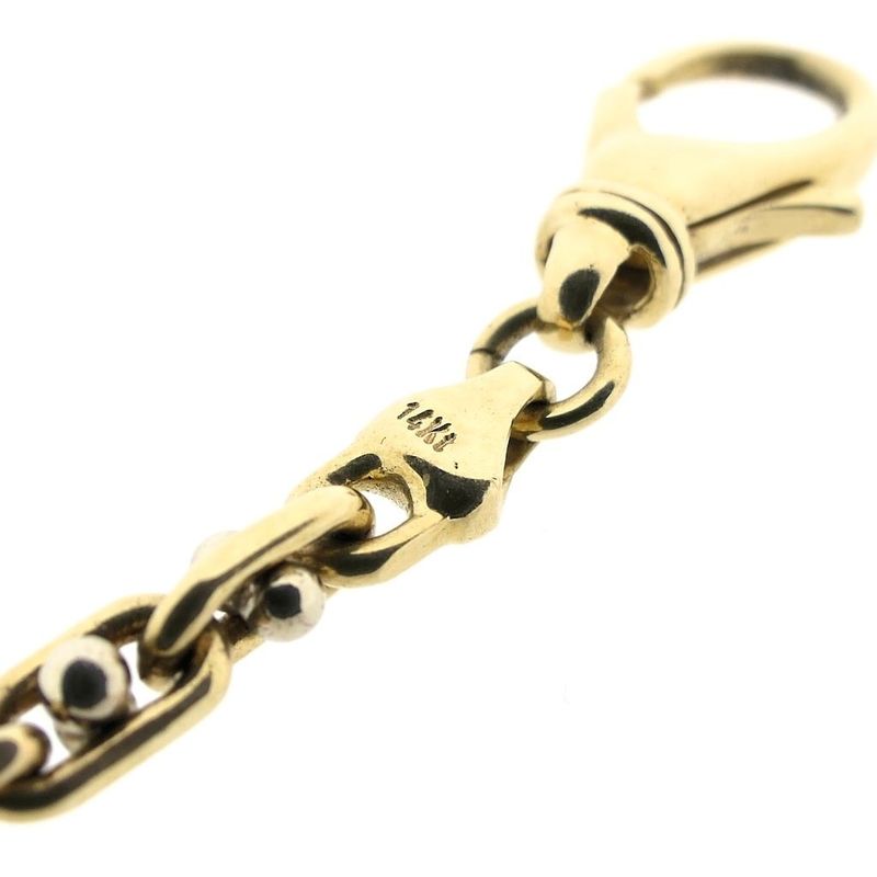 Image 5 of Two-tone gold Monte Carlo link bracelet