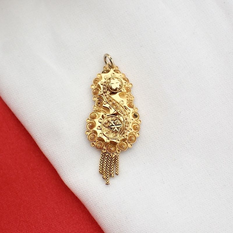 Image 2 of Hat bell pendant | Filigree technique