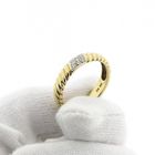 Afbeelding 7 van Gouden Goldgilde ring met diamanten; 0,08 ct.