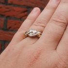 Image 4 of Gold ring with baguette-cut diamonds | approx. 0.50 ct.