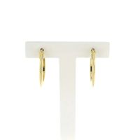 Gold earrings Ø 22.5 mm