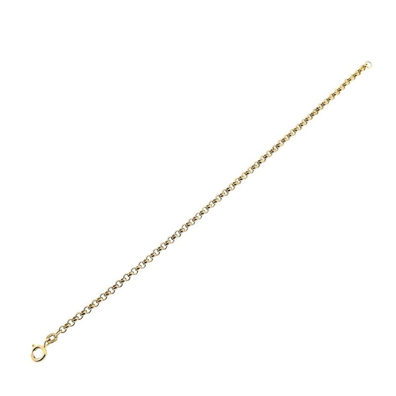 Image 6 of Gold jasseron link bracelet | 18.5 cm