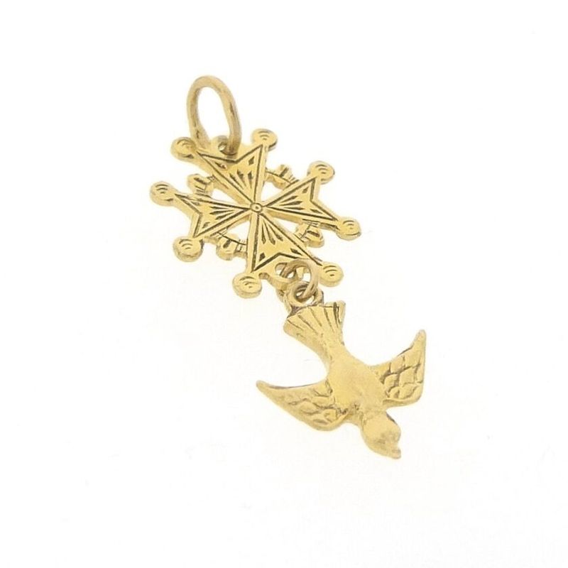 Image 3 of Gold pendant | Huguenot Cross