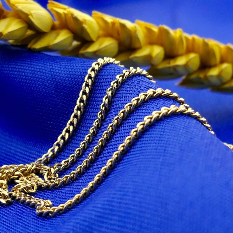 Image 2 of Gold gourmet link chain