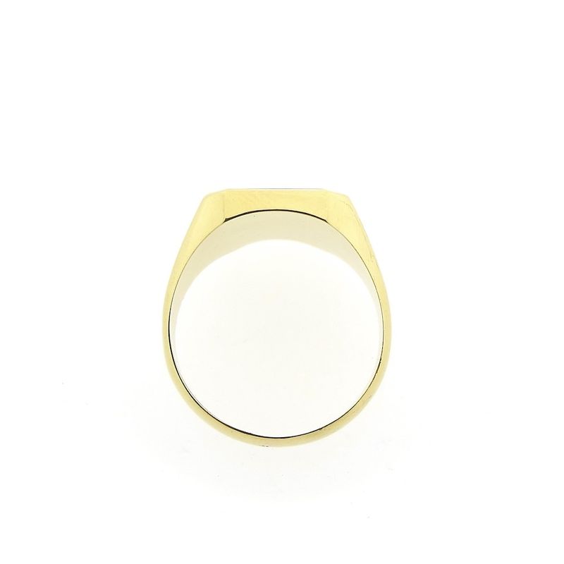 Image 3 of Gold signet ring with onyx