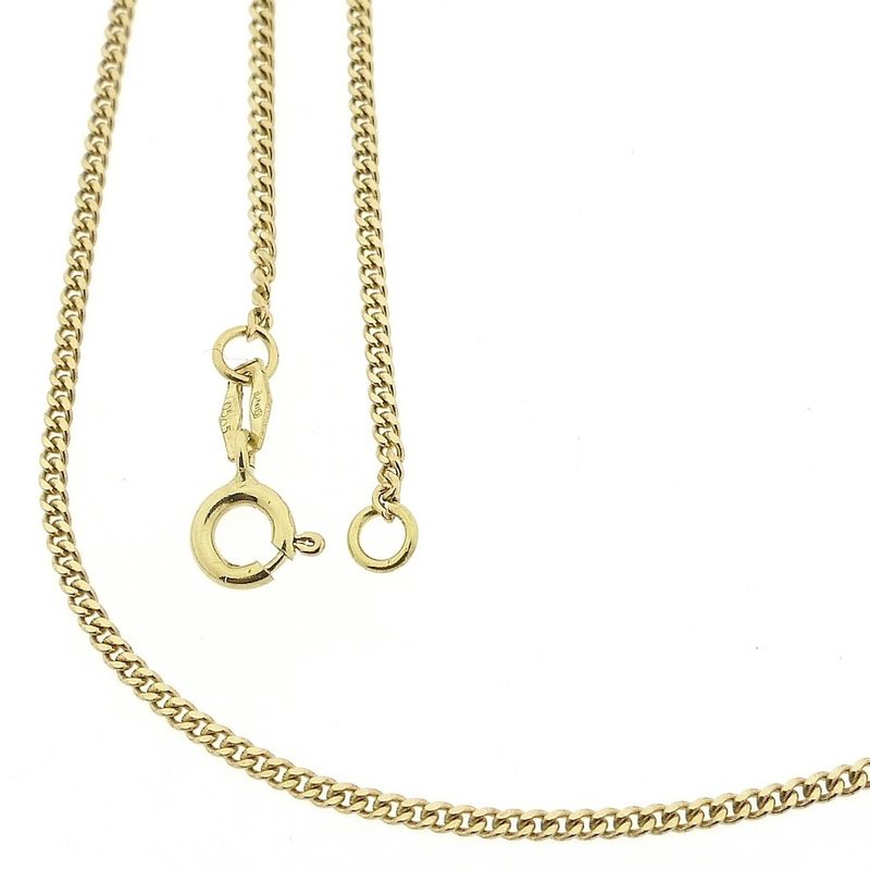 Image 1 of Gold gourmet link chain | 50 cm