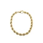 Image 3 of Gold twisted link bracelet | 19 cm