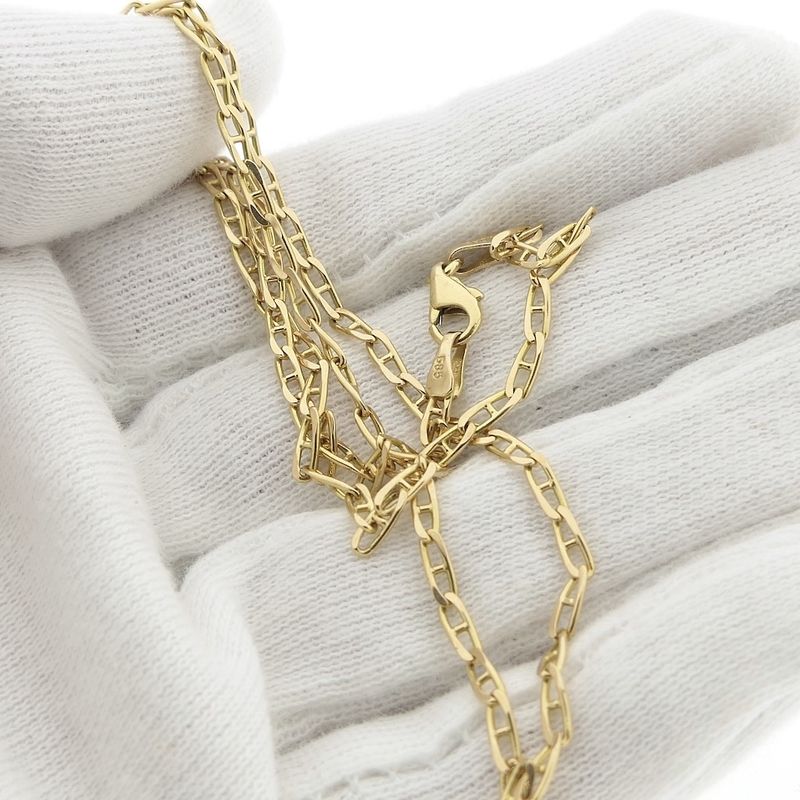 Image 6 of Midas gold navy link chain