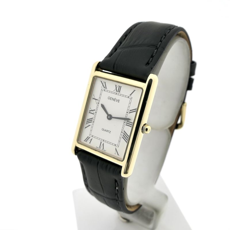 Image 2 of Geneva Tank 'Large'; Vintage 9k. watch