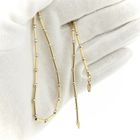 Image 8 of Two-tone gold bar necklace