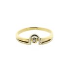 Image 4 of Two-tone gold fantasy ring with diamond | 0.01 ct.