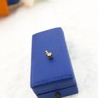 Image 2 of Gold minimalist pendant with diamond | 0.10 ct.