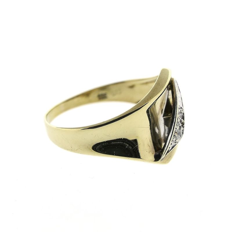 Image 5 of Gold fantasy ring with zirconia