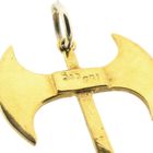 Image 4 of Golden pendant of a labrys