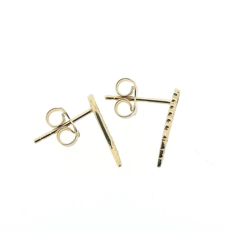 Image 5 of Gold wing stud earrings
