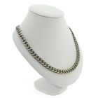 Image 3 of Silver robust gourmet link chain