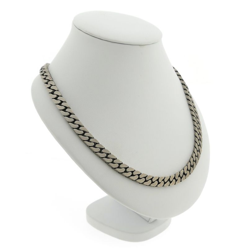Image 3 of Silver robust gourmet link chain