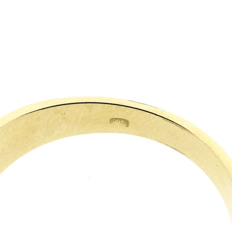 Image 6 of Gold signet ring with zirconia
