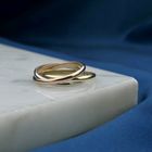 Image 7 of Tricolor gold trinity ring