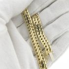 Image 8 of Gold French gourmet link bracelet | 19 cm