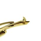 Image 5 of Gold brooch with zirconia