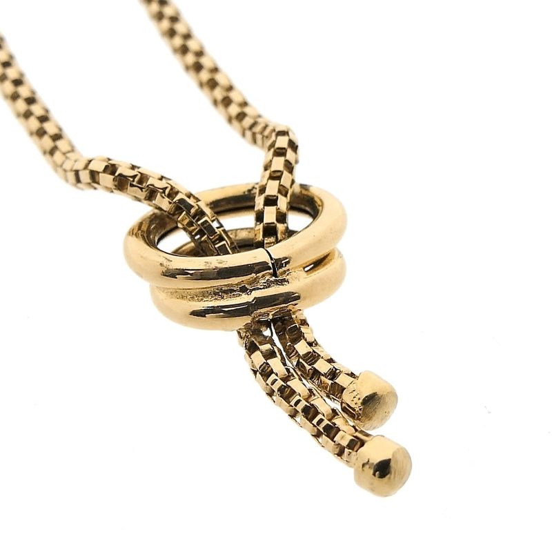Image 6 of Gold link chain with fixed pendant