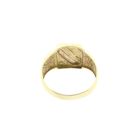 Image 6 of Two-tone gold signet ring
