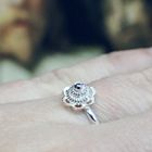 Image 7 of Silver ring with Zeeland button