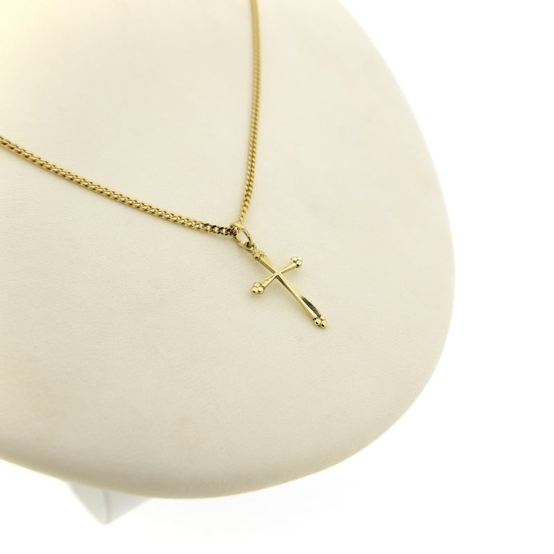 Image 10 of Gold pendant of a cross