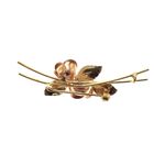 Image 4 of Two-tone gold brooch; Vintage/antique | Rose