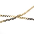 Image 4 of Golden Venetian link chain | 46 cm