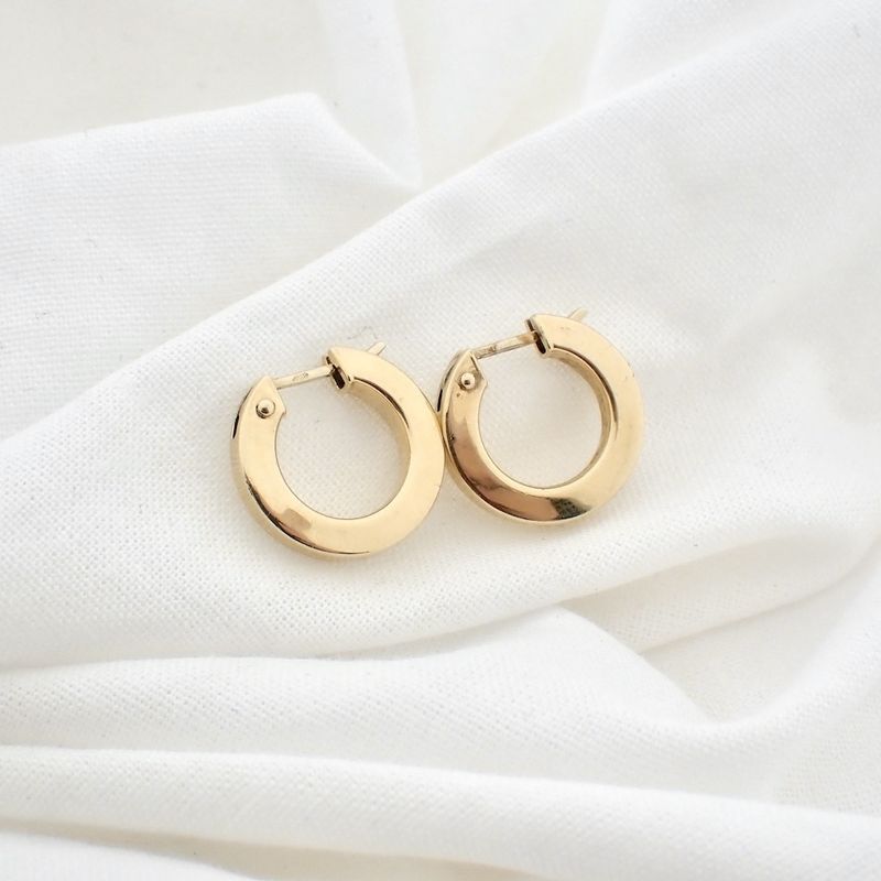 Image 9 of Gold earrings | Ø 16.5 mm