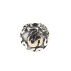 Image 3 of Pandora charm; Silver with gold; Letter S